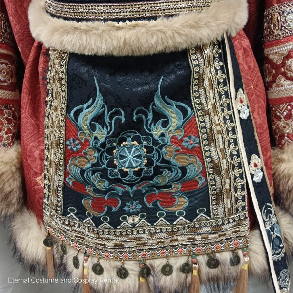 TIBET Style Costume Female Dull Red Princess Size S - L for Rent for Rent - Image 5