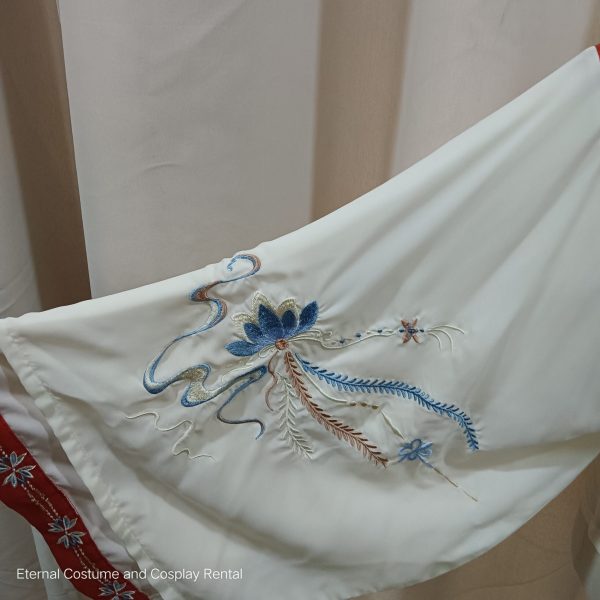Chinese Female HanFu Style Maple Orange Size S - M (枫橙色汉服女) for Rent - Image 6